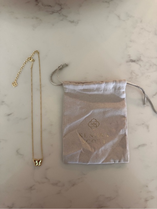 Kendra Scott Jewelry - Kendra Scott Gold Butterfly Necklace with Pouch